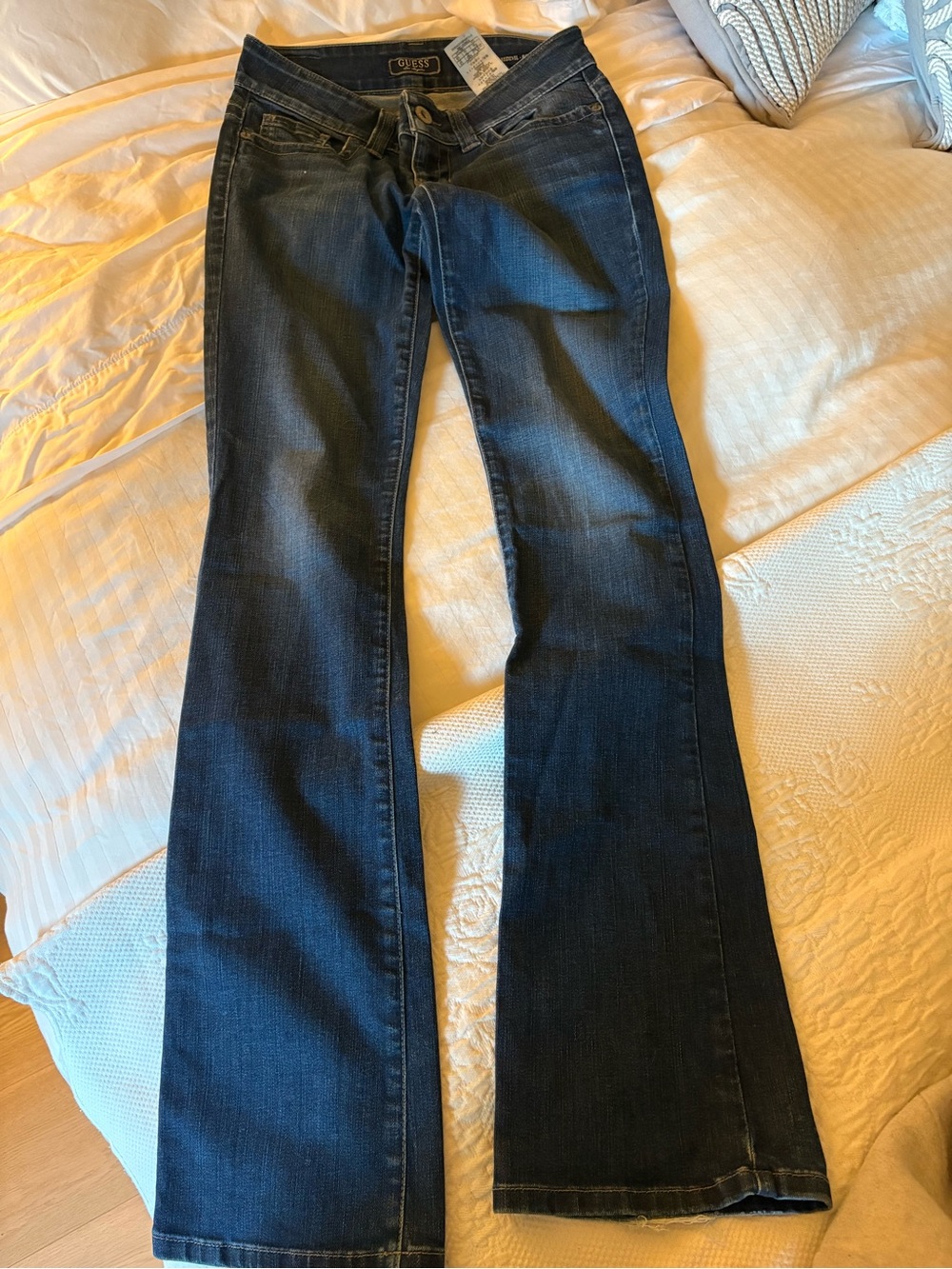 Guess Dark Blue Women's Flared Bootcut Jeans -